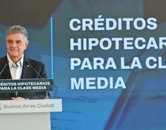 Jorge Macri anunció créditos hipotecarios para la primera vivienda de la clase media