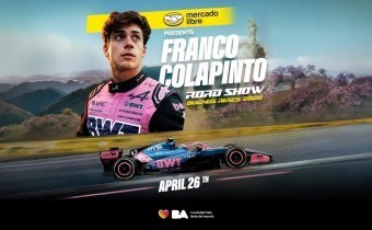 Colapinto traerá la Fórmula 1 a las calles de Buenos Aires con un Road Show en Palermo