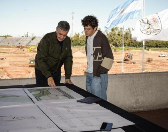 Jorge Macri recibió a Colapinto en el autódromo, a días de la exhibición con Alpine en BAIRES