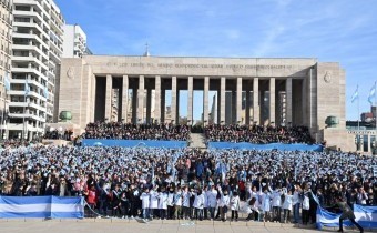 Rosario: Pullaro y Javkin inauguraron las obras del Monumento a la Bandera