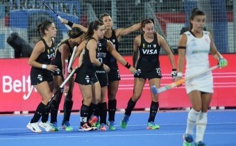Las Leonas golearon a España y se metieron en semis del Mundial de Hockey