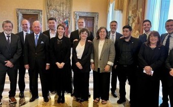 Delegación de la CGT expuso ante el Papa la situación del país